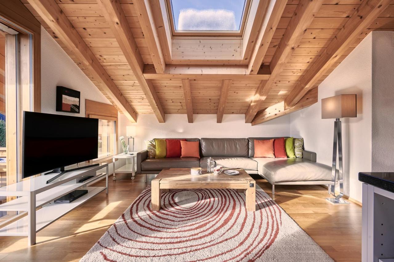 Chalet Bergfrieden Penthouse Wengen Exterior photo
