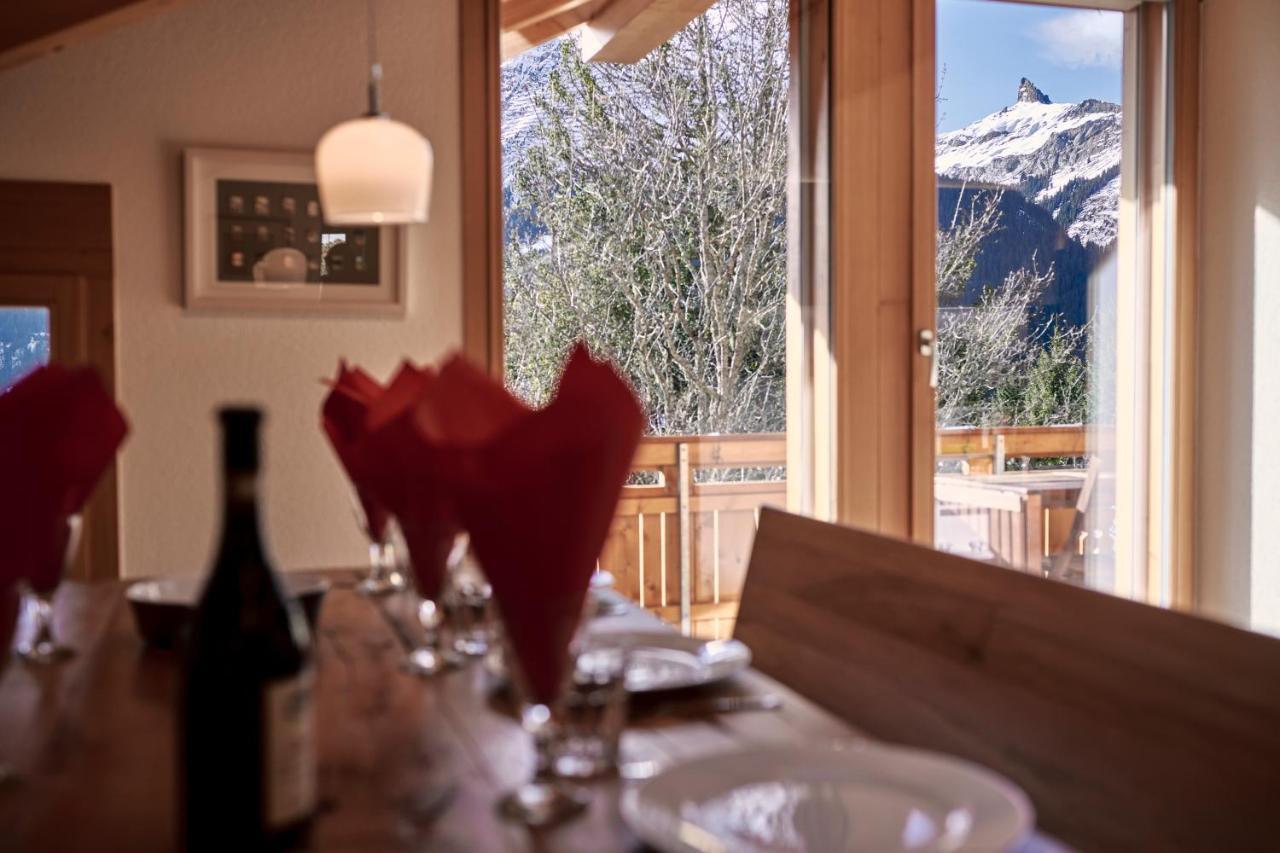 Chalet Bergfrieden Penthouse Wengen Exterior photo