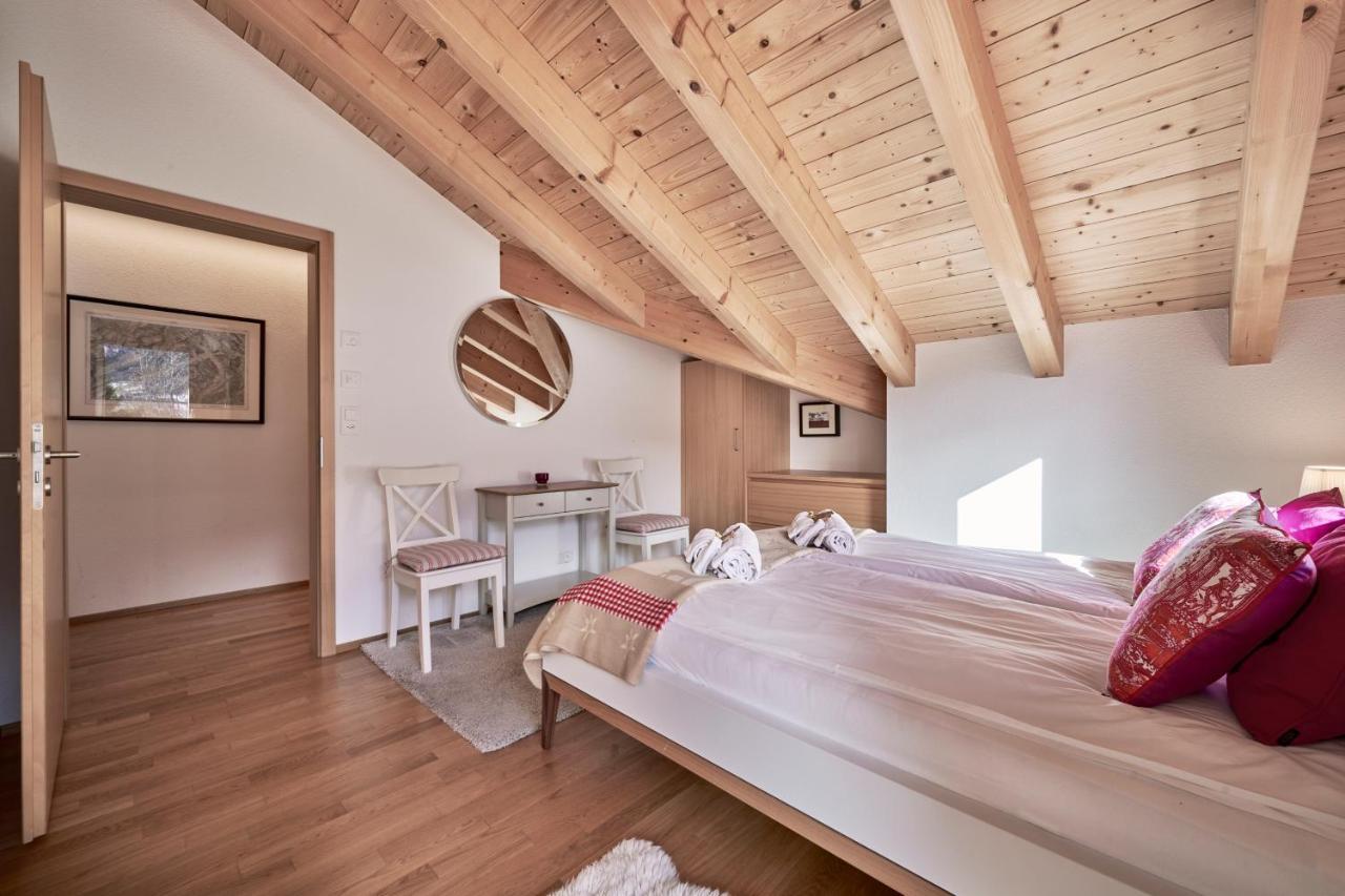 Chalet Bergfrieden Penthouse Wengen Exterior photo